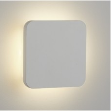 Γύψινη Απλίκα Τοίχου LED 5W 230V Έμμεσου φωτισμού Τετράγωνη 21-11027